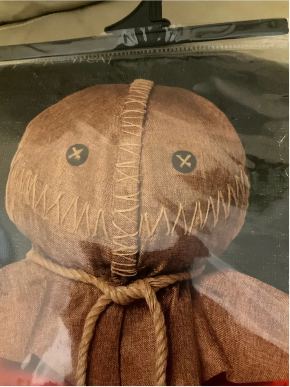 Spirit Halloween Deluxe Sam Mask Trick ’r Treat Costume Mask